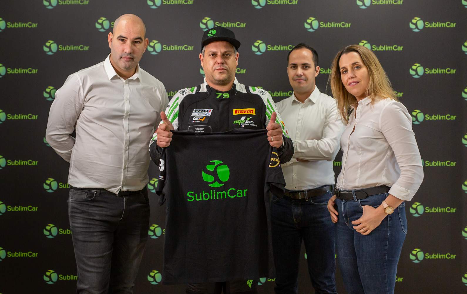 SublimCar, fier de soutenir le pilote de course Lauris Nauroy